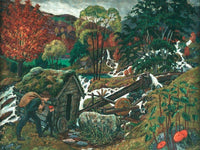 Going To The Mill By Nicolai Astrup Fine Art Print