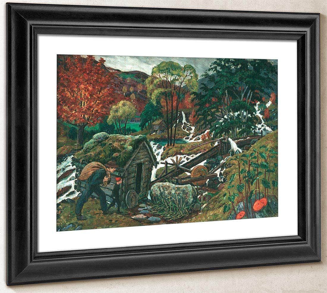 Going To The Mill By Nicolai Astrup Fine Art Print