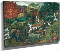 Going To The Mill By Nicolai Astrup Fine Art Print