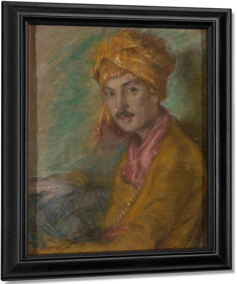 Gold Turban By Alice Pike Barney Fine Art Print