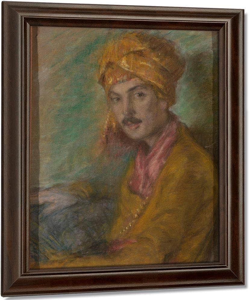 Gold Turban By Alice Pike Barney Fine Art Print