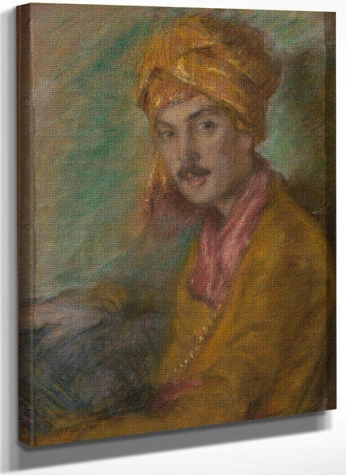 Gold Turban By Alice Pike Barney Fine Art Print