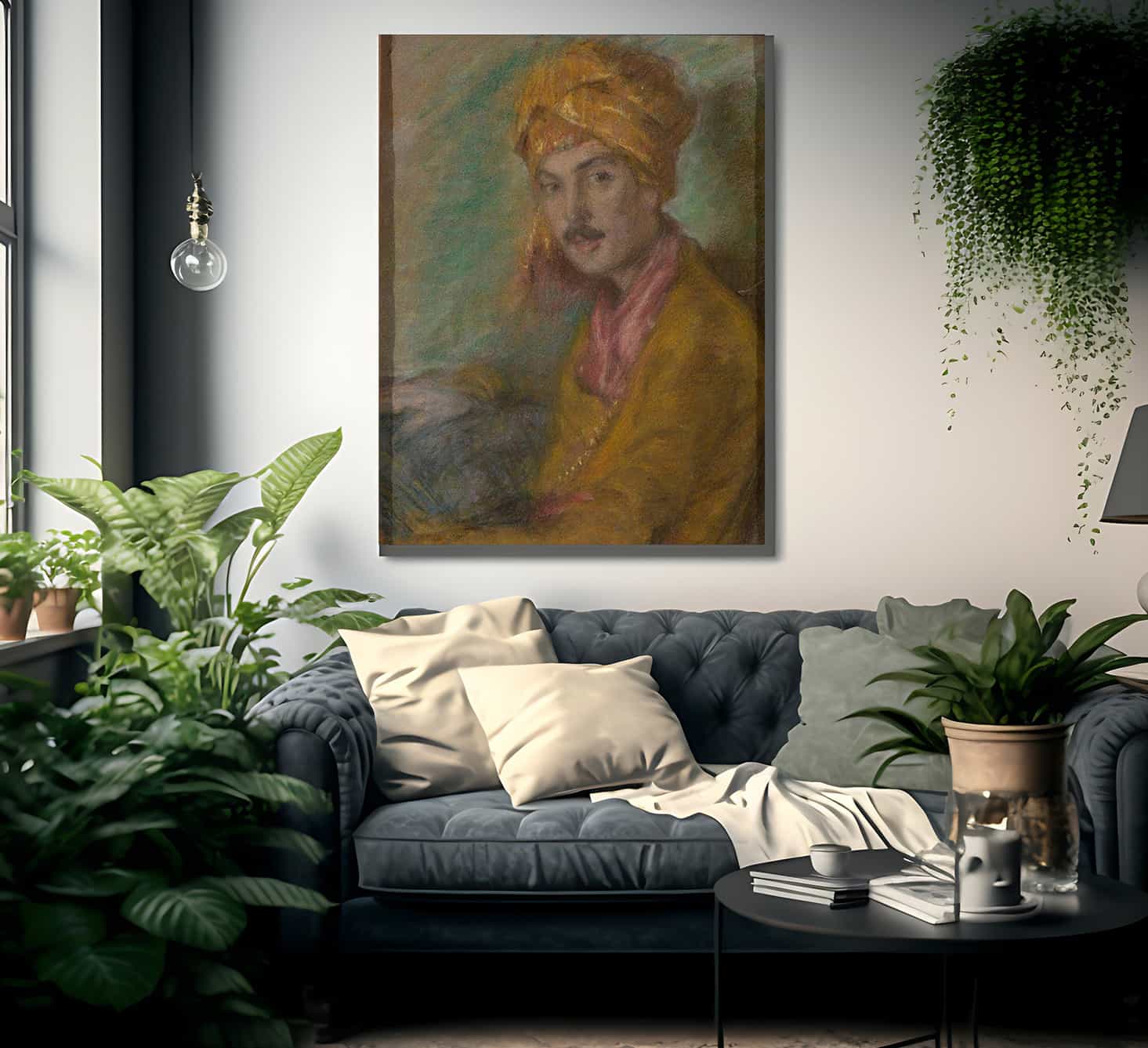 Gold Turban By Alice Pike Barney Fine Art Print