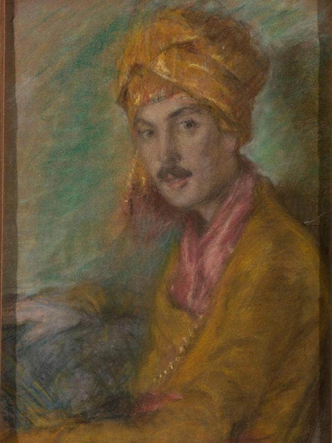 Gold Turban By Alice Pike Barney Fine Art Print