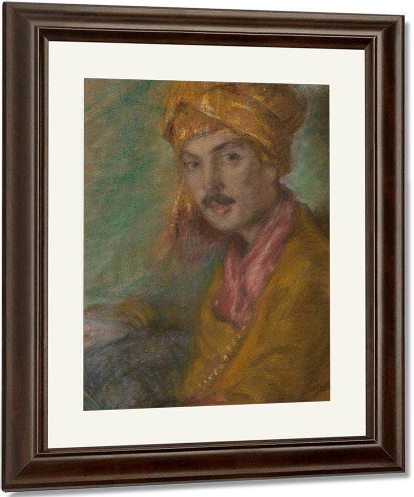 Gold Turban By Alice Pike Barney Fine Art Print