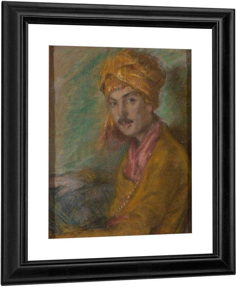 Gold Turban By Alice Pike Barney Fine Art Print