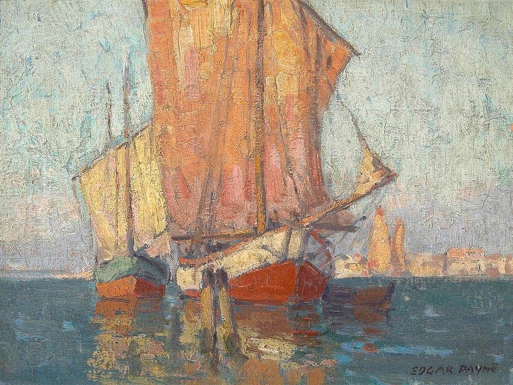 Golden Sails By Edgar Payne Fine Art Print
