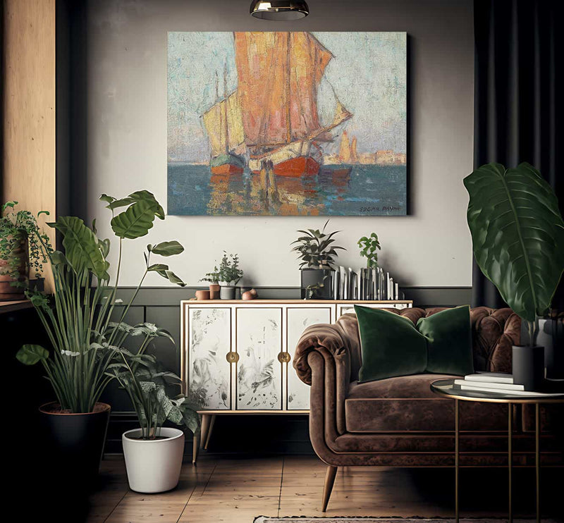 Golden Sails By Edgar Payne Fine Art Print