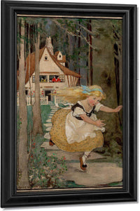 Goldilocks And The Three Bears Swifts Premium Soap Products Calendar Illustration 1916 By Jessie Willcox Smith Fine Art Print