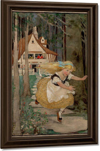 Goldilocks And The Three Bears Swifts Premium Soap Products Calendar Illustration 1916 By Jessie Willcox Smith Fine Art Print