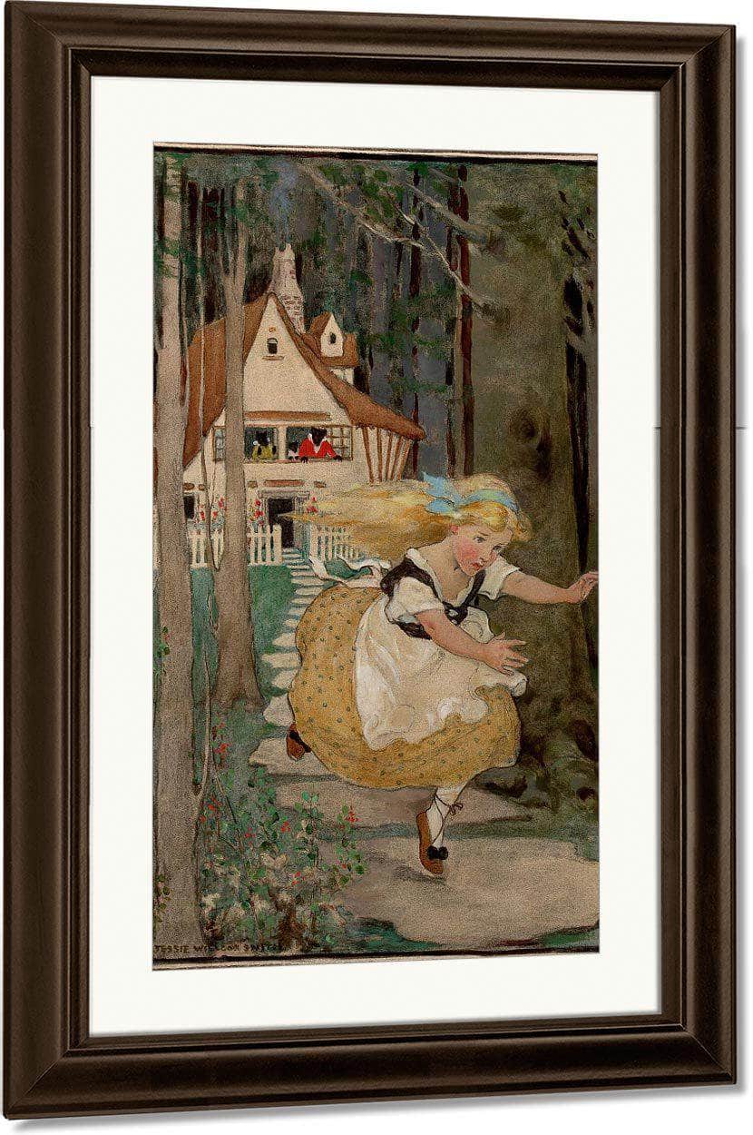 Goldilocks And The Three Bears Swifts Premium Soap Products Calendar Illustration 1916 By Jessie Willcox Smith Fine Art Print