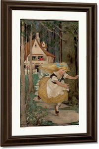 Goldilocks And The Three Bears Swifts Premium Soap Products Calendar Illustration 1916 By Jessie Willcox Smith Fine Art Print