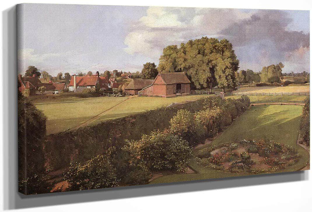 Golding Constable's Flower Garden By John Constable Fine Art Print
