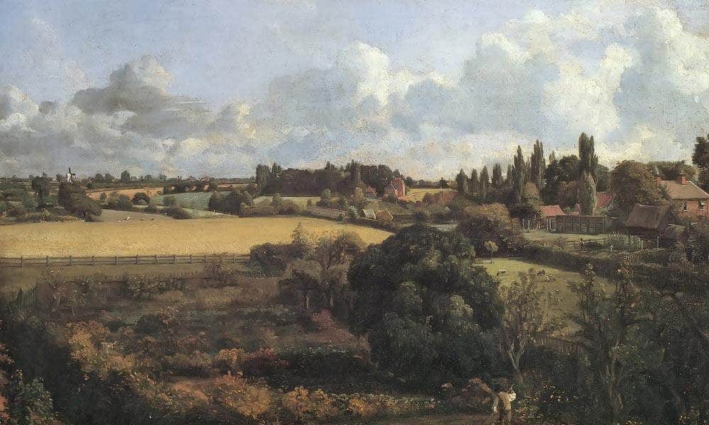 Golding Constable's Kitchen Garden By John Constable Fine Art Print