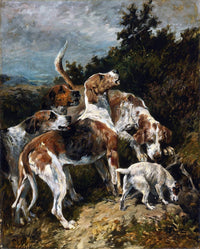 Gone To Ground Painting John Emms Canvas Art Fine Art Print