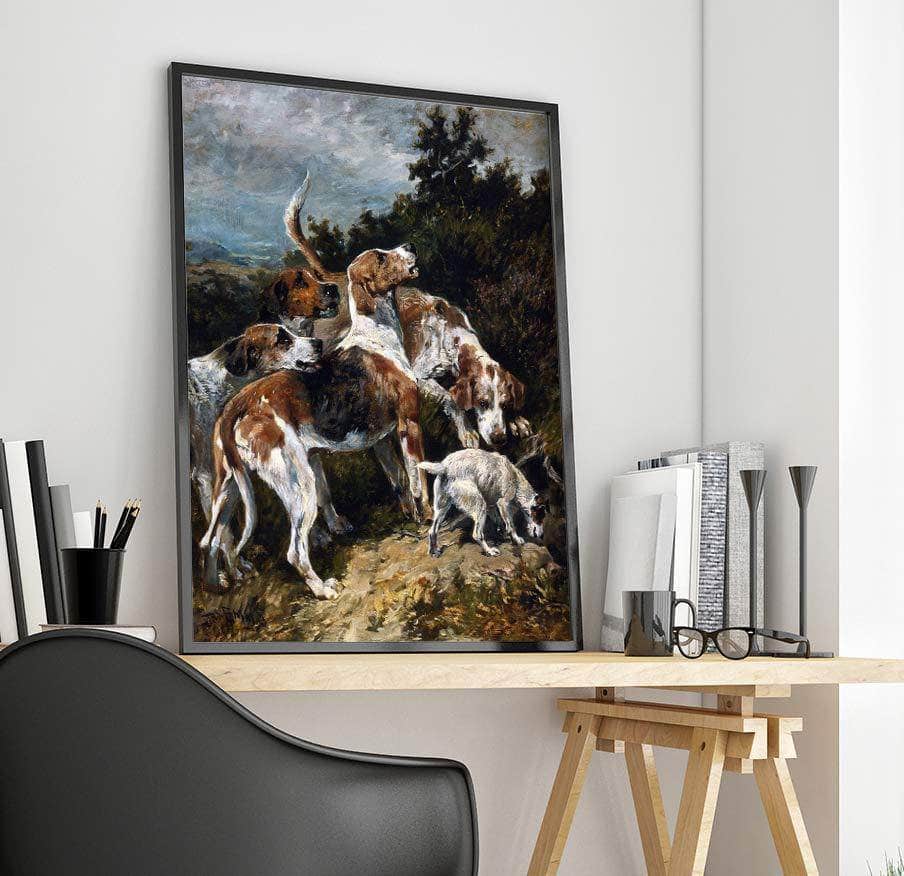 Gone To Ground Painting John Emms Canvas Art Fine Art Print