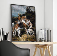 Gone To Ground Painting John Emms Canvas Art Fine Art Print