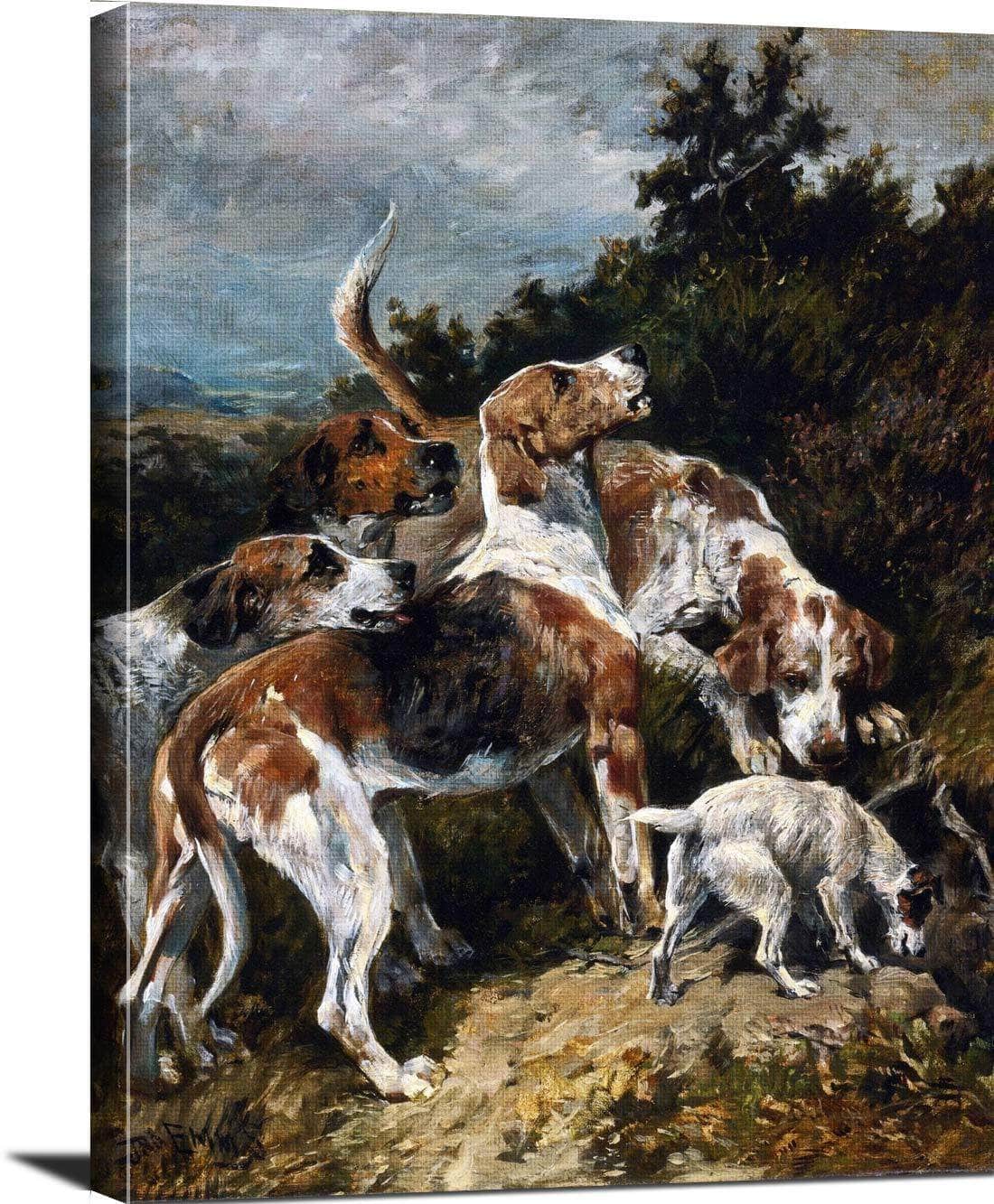 Gone To Ground Painting John Emms Canvas Art Fine Art Print