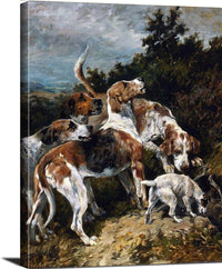 Gone To Ground Painting John Emms Canvas Art Fine Art Print