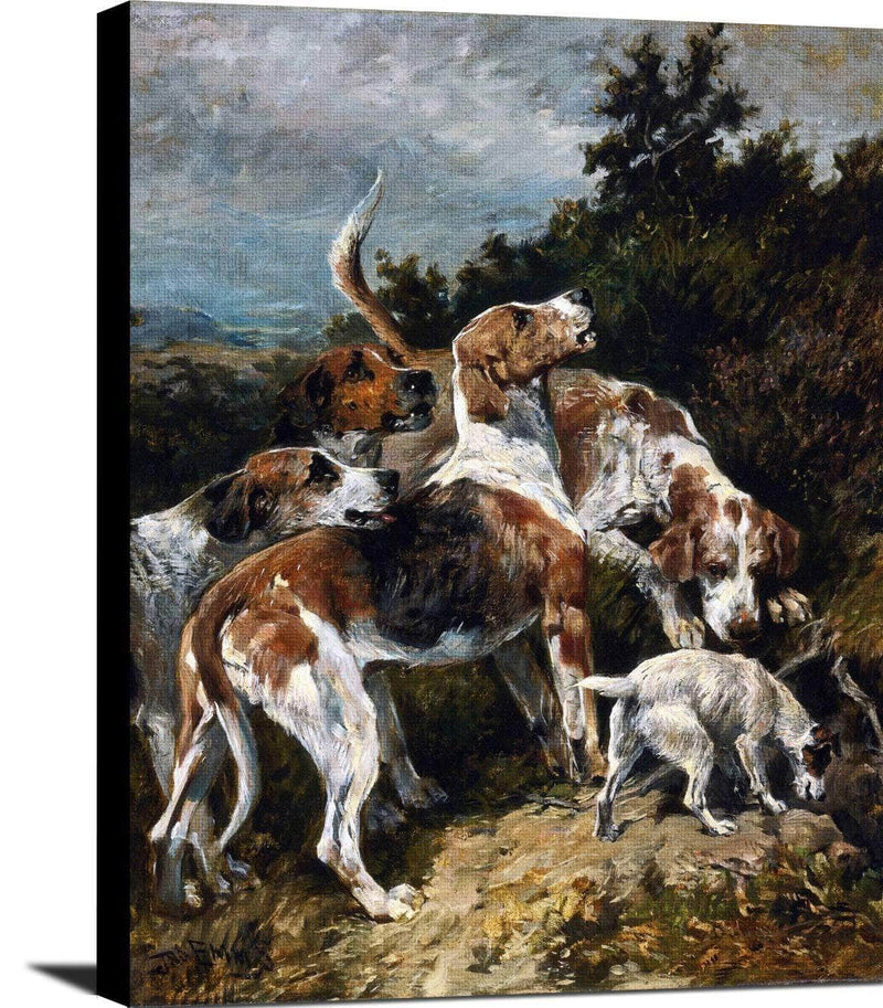 Gone To Ground Painting John Emms Canvas Art Fine Art Print