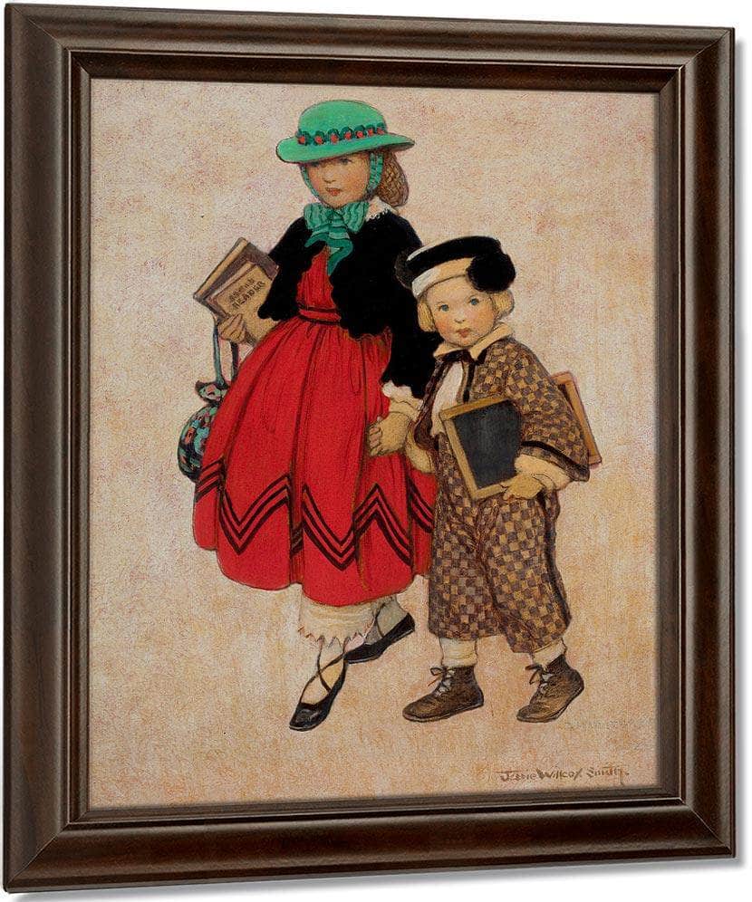 Good Housekeeping Magazine Cover September 1924 By Jessie Willcox Smith Fine Art Print