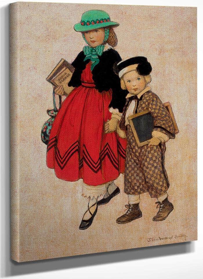 Good Housekeeping Magazine Cover September 1924 By Jessie Willcox Smith Fine Art Print