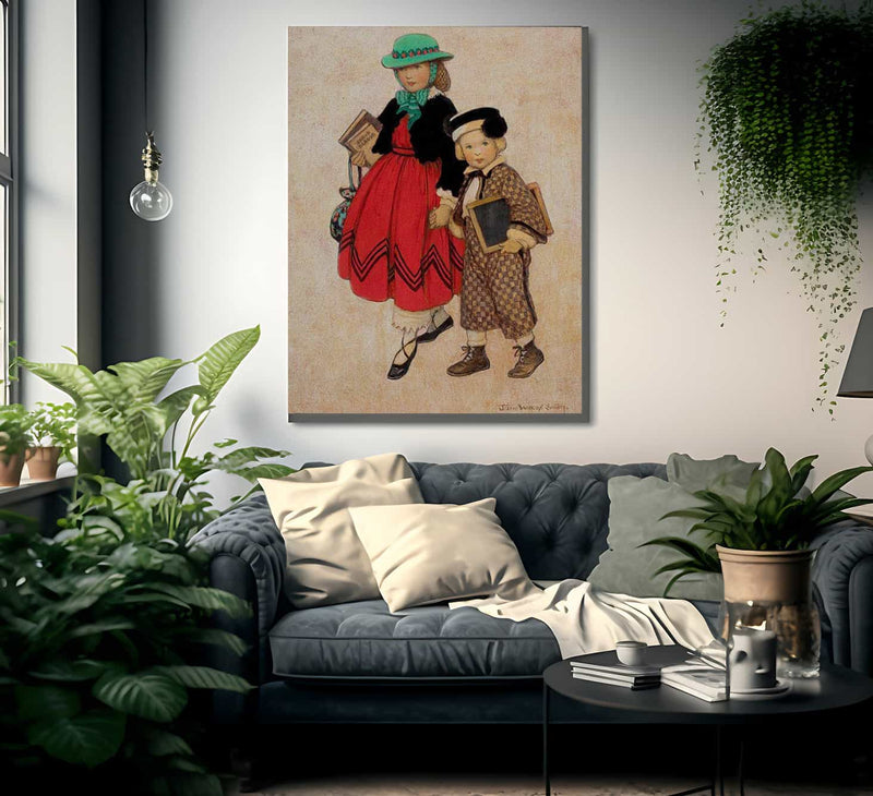 Good Housekeeping Magazine Cover September 1924 By Jessie Willcox Smith Fine Art Print