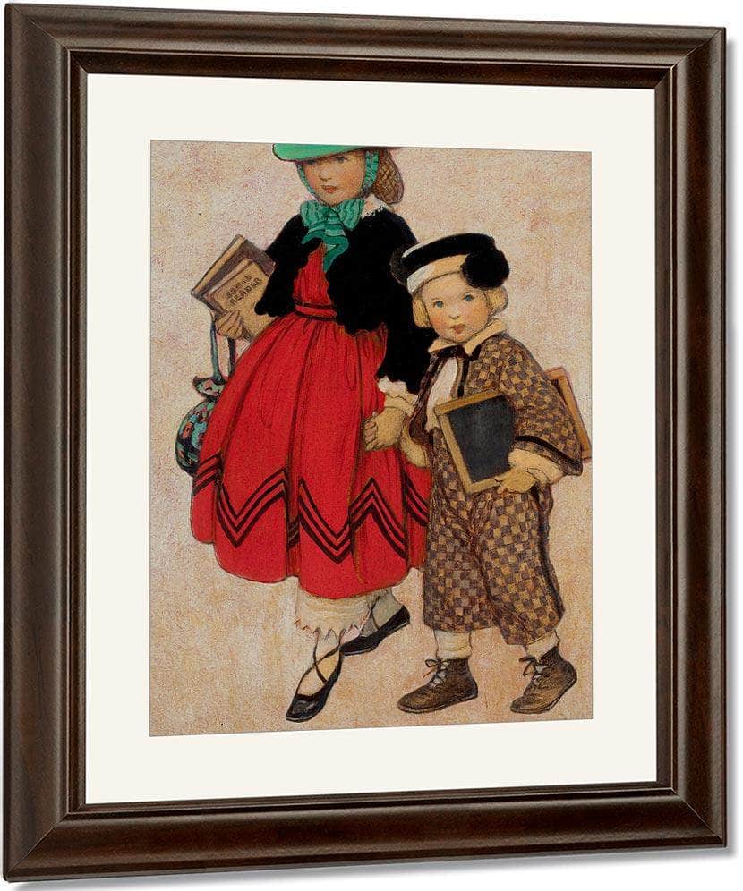 Good Housekeeping Magazine Cover September 1924 By Jessie Willcox Smith Fine Art Print