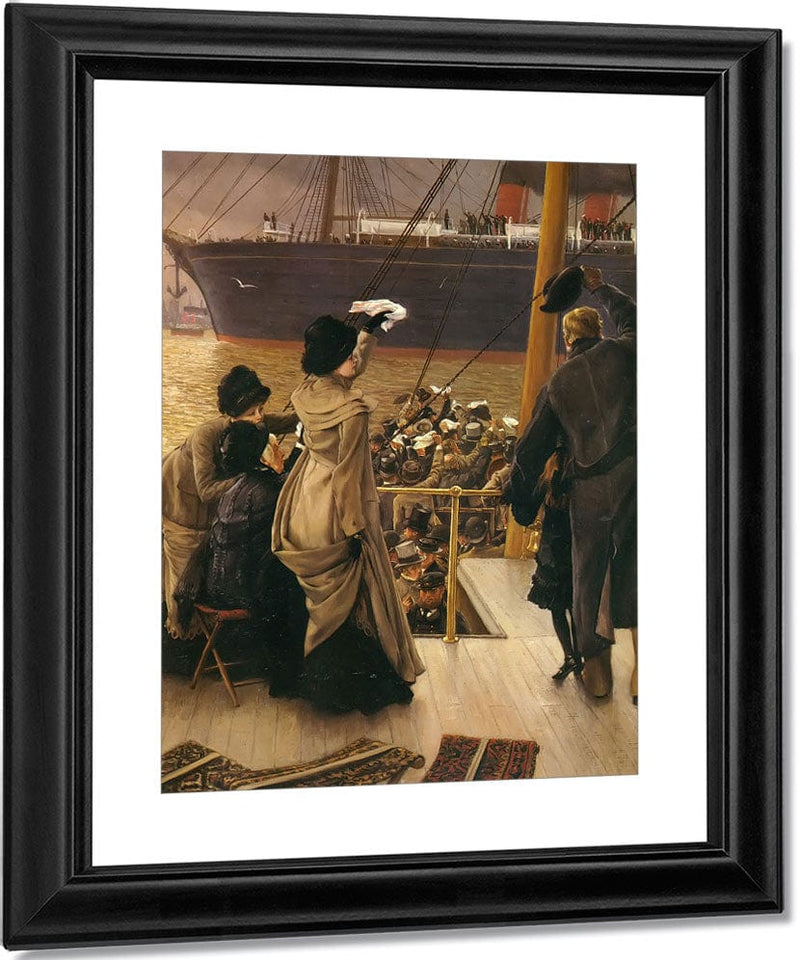 Goodbye  On The Mersey By James Tissot Fine Art Print