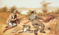 Goose Shooting Aka Pheasant Shooting By Frederic Remington Fine Art Print