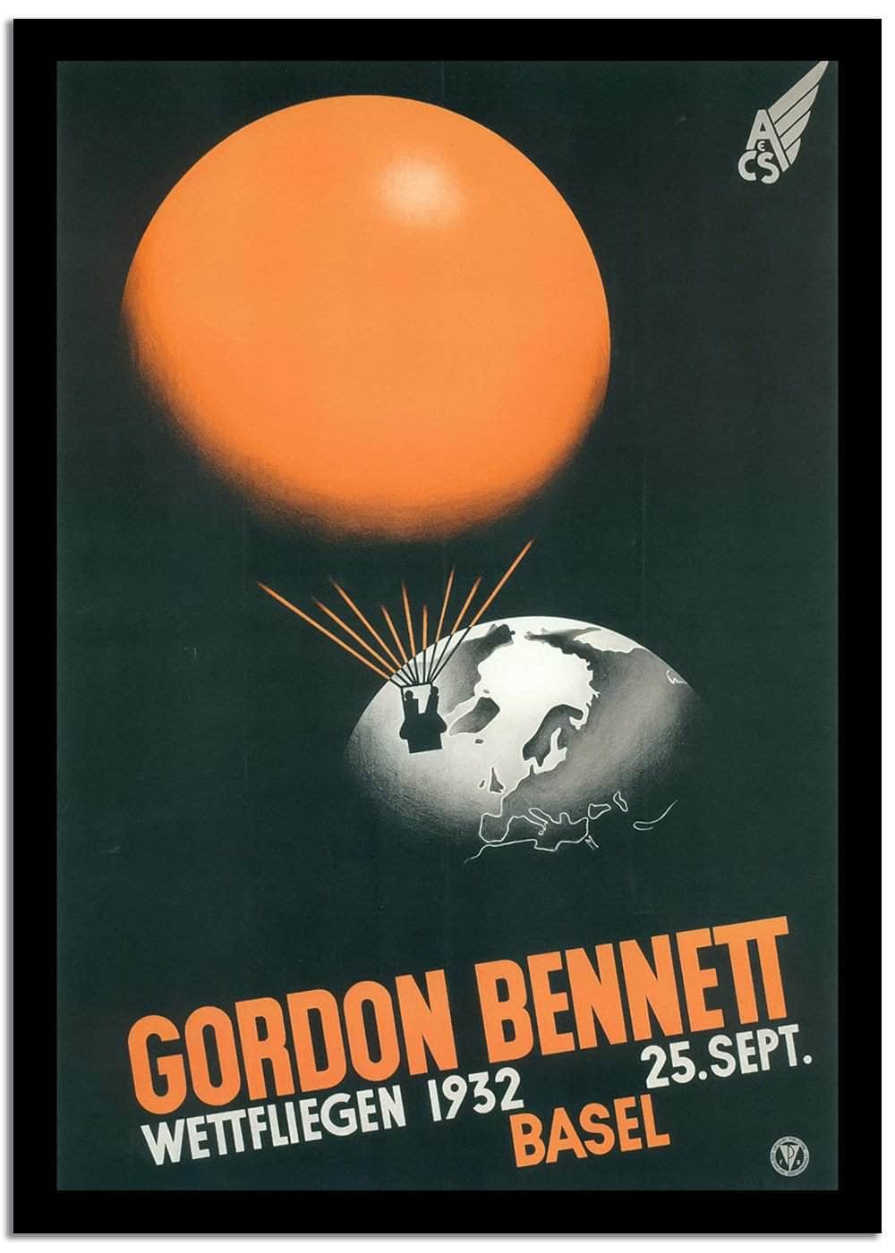Gordon Bennett  Vintage Poster Fine Art Print