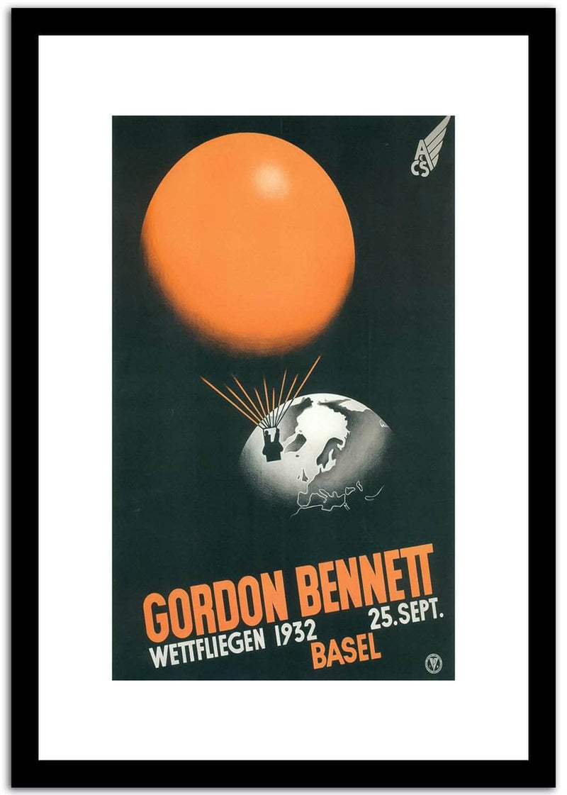 Gordon Bennett  Vintage Poster Fine Art Print