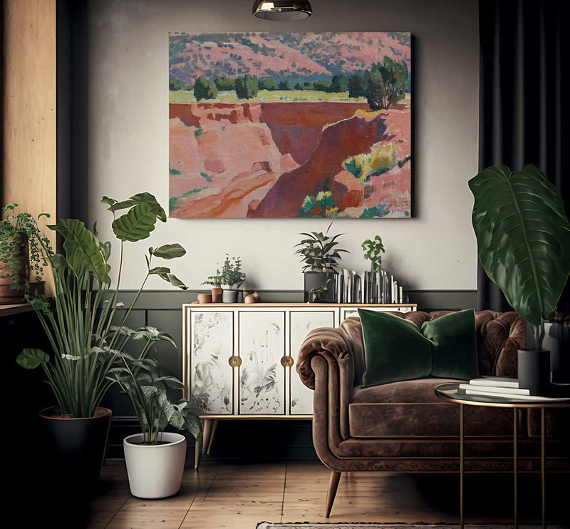 Gorge At Short Creek By Maynard Dixon Fine Art Print