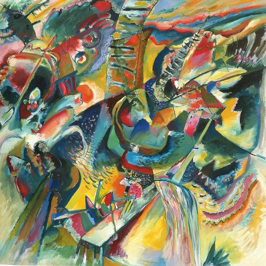 Gorge Improvisation 1914 By Wassily Kandinsky Fine Art Print