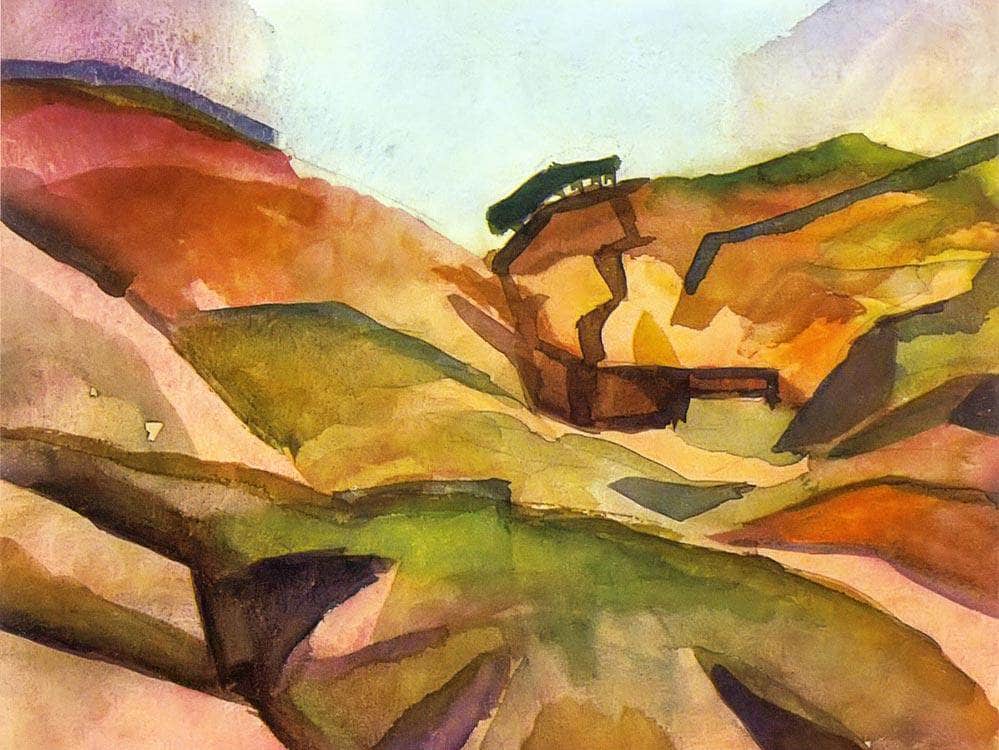 Gorges By August Macke Fine Art Print