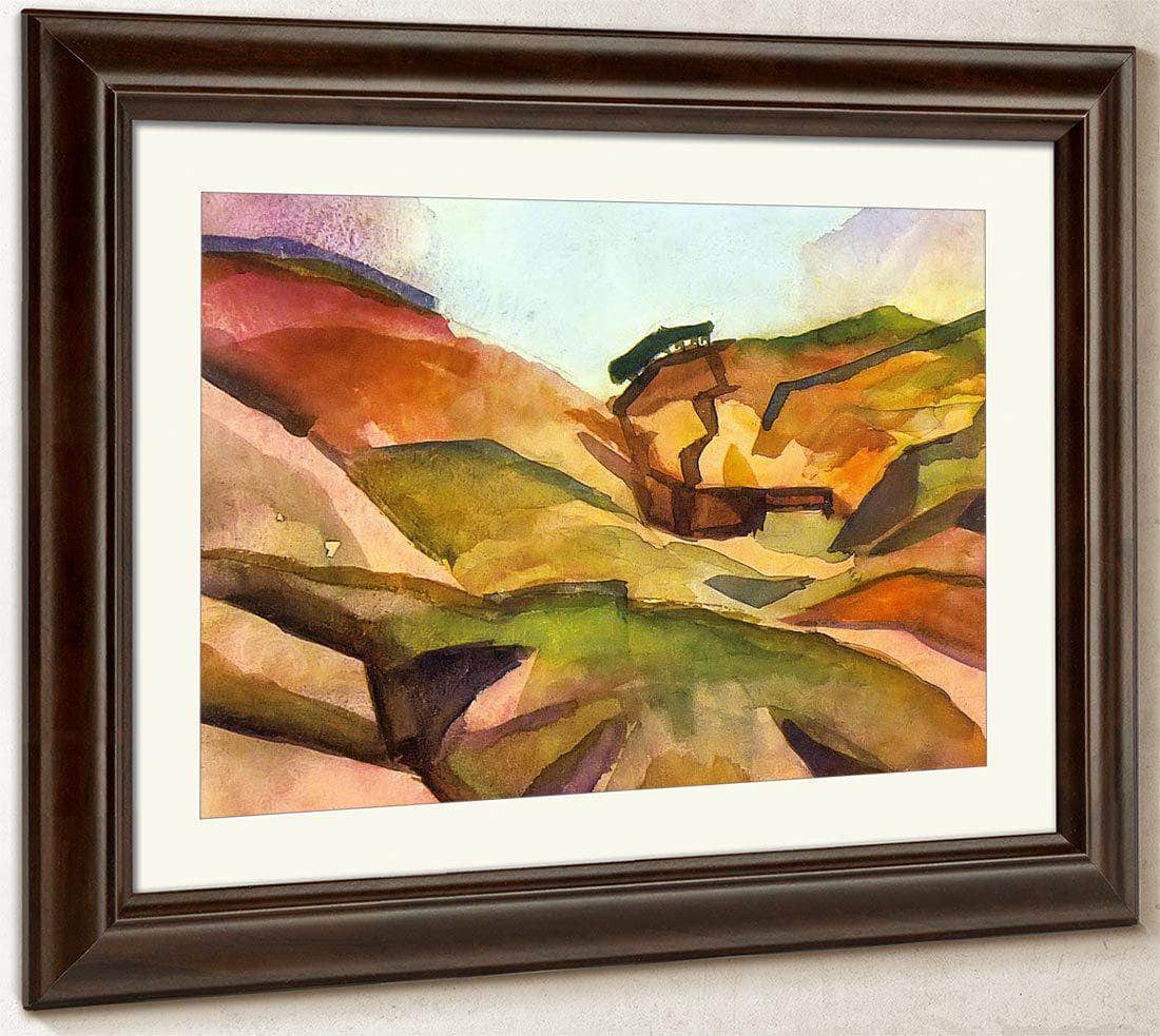 Gorges By August Macke Fine Art Print