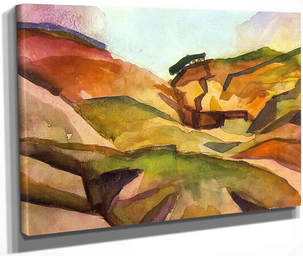 Gorges By August Macke Fine Art Print