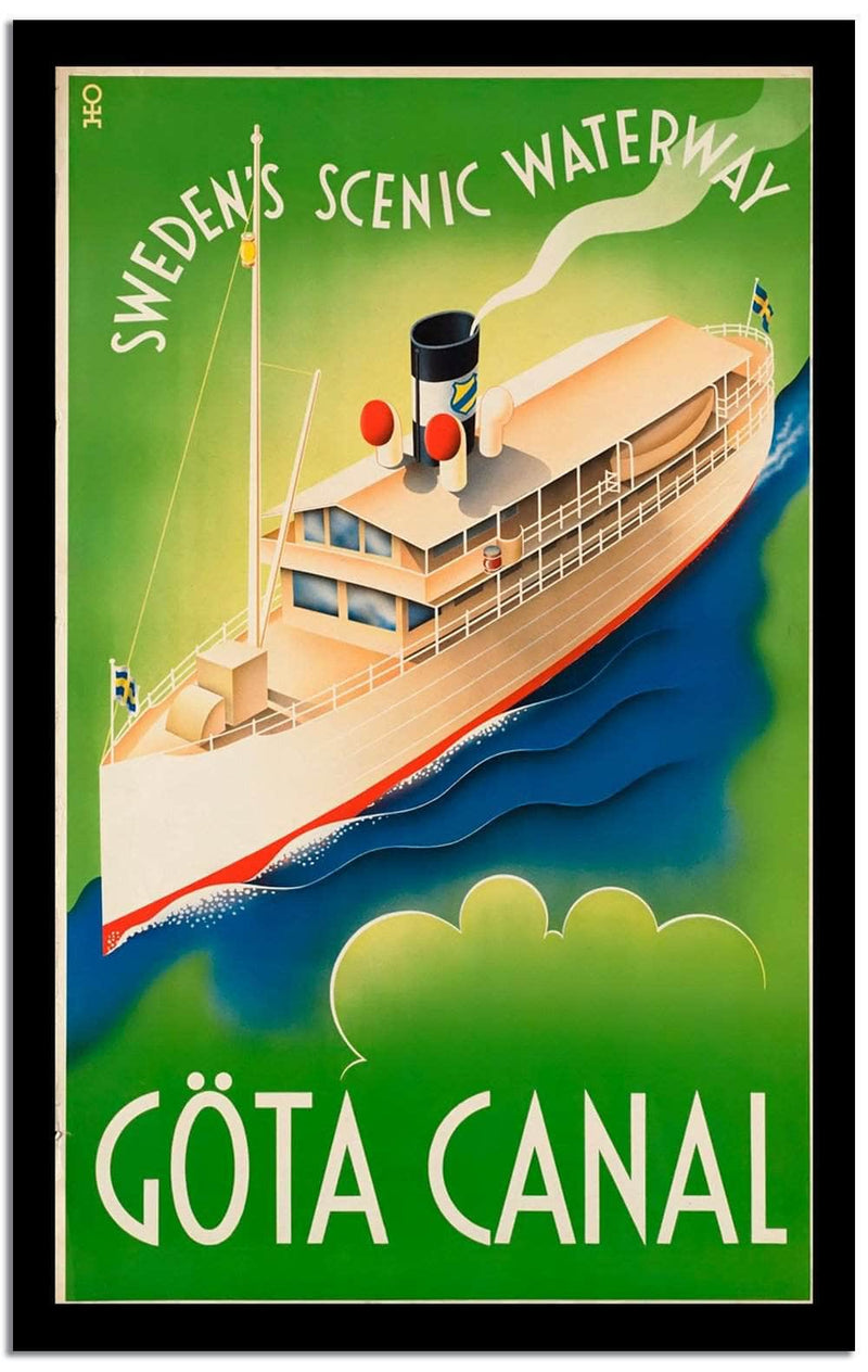 Gota Canal  Vintage Poster Fine Art Print