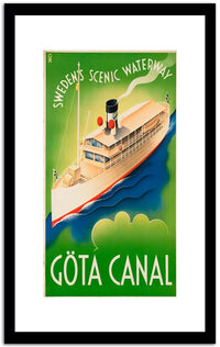 Gota Canal  Vintage Poster Fine Art Print