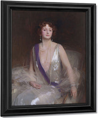 Grace Elvina, Marchioness Curzon Of Kedleston By John Singer Sargent Fine Art Print