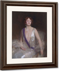 Grace Elvina, Marchioness Curzon Of Kedleston By John Singer Sargent Fine Art Print