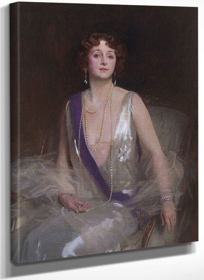 Grace Elvina, Marchioness Curzon Of Kedleston By John Singer Sargent Fine Art Print