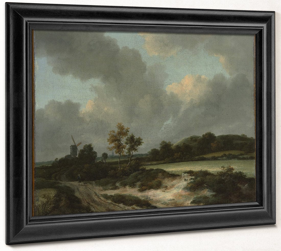 Grainfields By Jacob Van Rusdael Fine Art Print