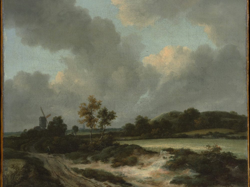 Grainfields By Jacob Van Rusdael Fine Art Print
