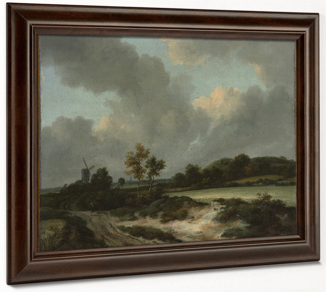 Grainfields By Jacob Van Rusdael Fine Art Print