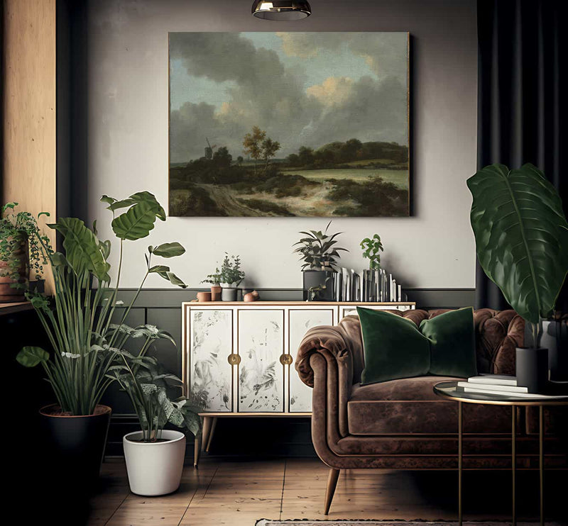 Grainfields By Jacob Van Rusdael Fine Art Print