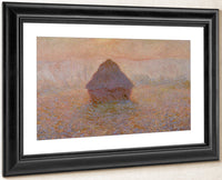 Grainstack Sun In The Mist 1891 By Claude Monet Fine Art Print