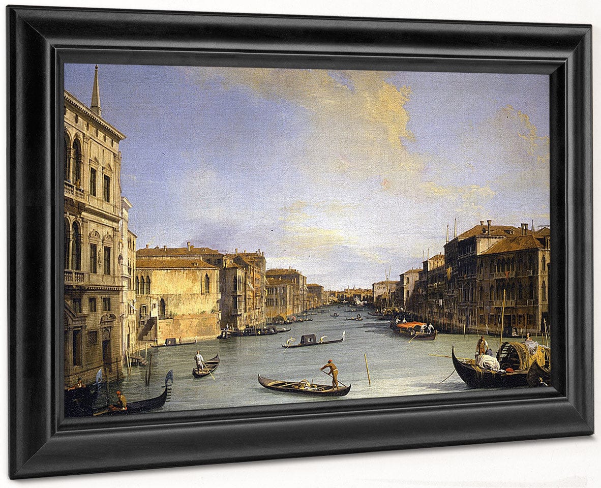 Grand Canal From The Palazzo Balbi By Canaletto Fine Art Print
