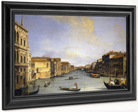 Grand Canal From The Palazzo Balbi By Canaletto Fine Art Print