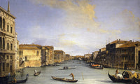 Grand Canal From The Palazzo Balbi By Canaletto Fine Art Print